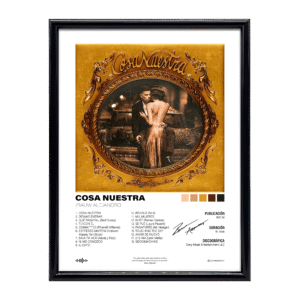Poster con marco cosa nuestra