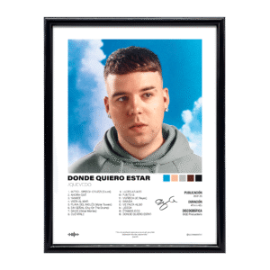 Poster con marco donde quiero estar
