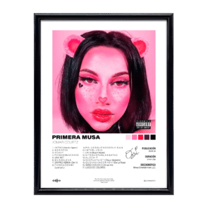 Poster con marco primera musa de Omar Courtz