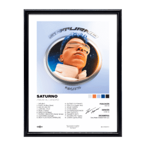 Poster con marco saturno